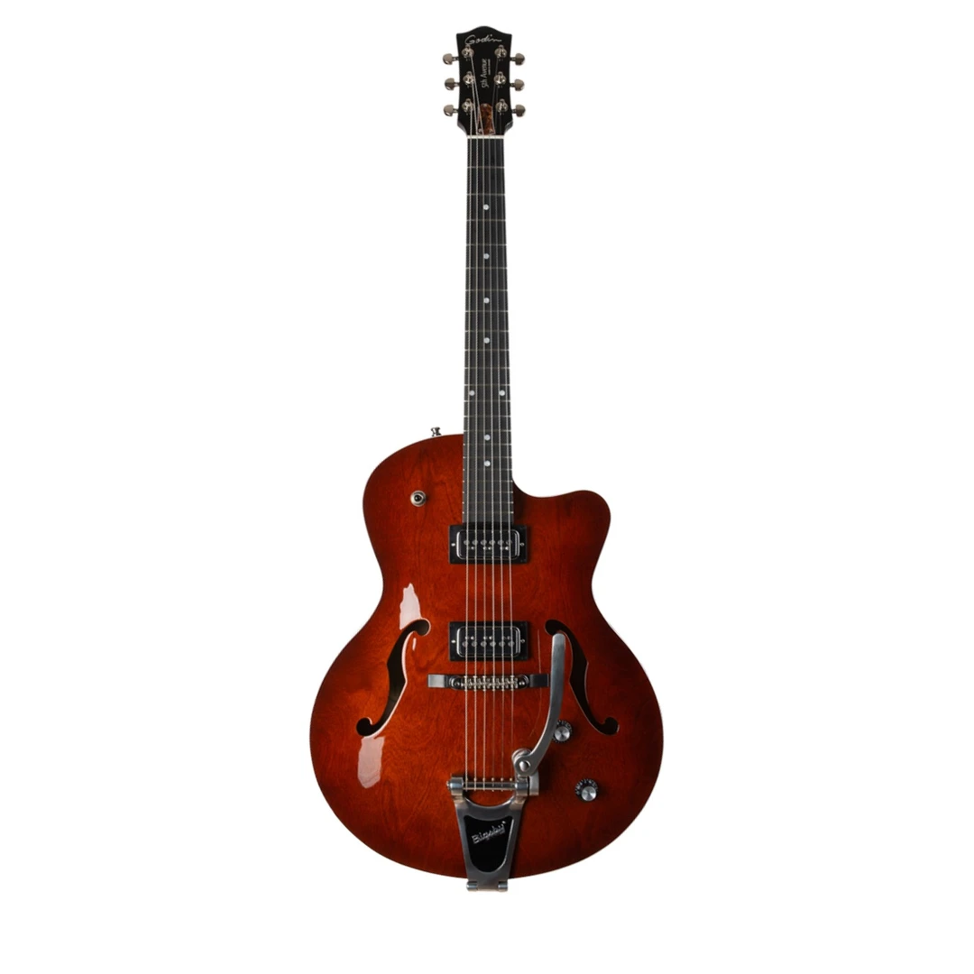 Полуакустическая гитара Godin 5th Ave Uptown T-Armond Havana Burst