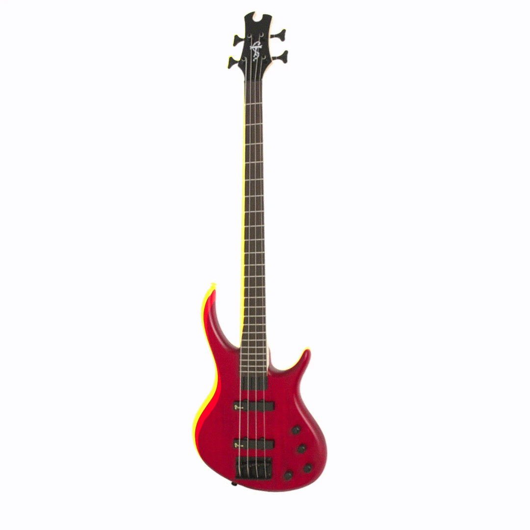 Бас-гитара Epiphone Toby Deluxe-IV Trans Red