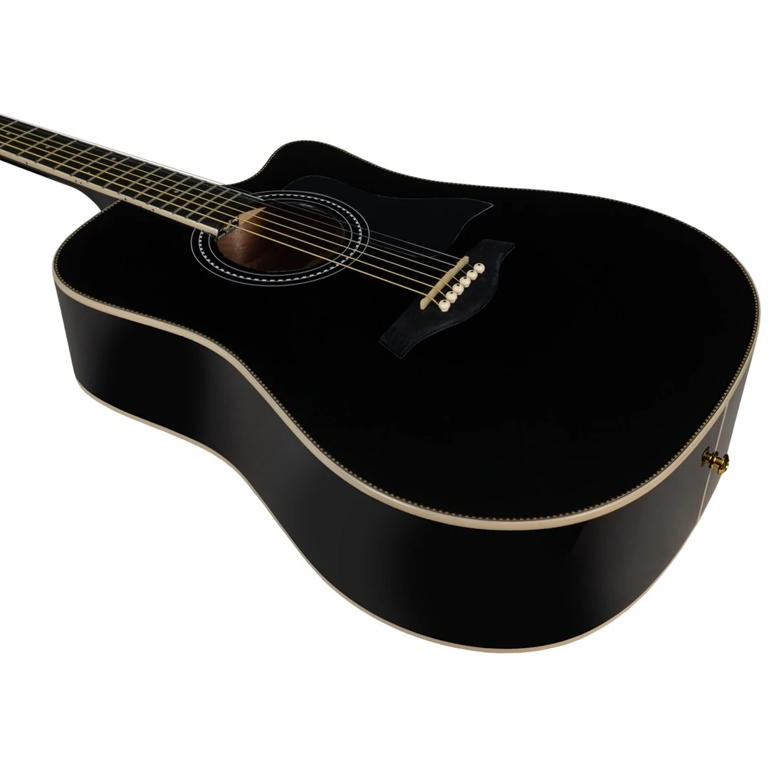 Акустическая гитара Rockdale Aurora D7 C BK Gloss