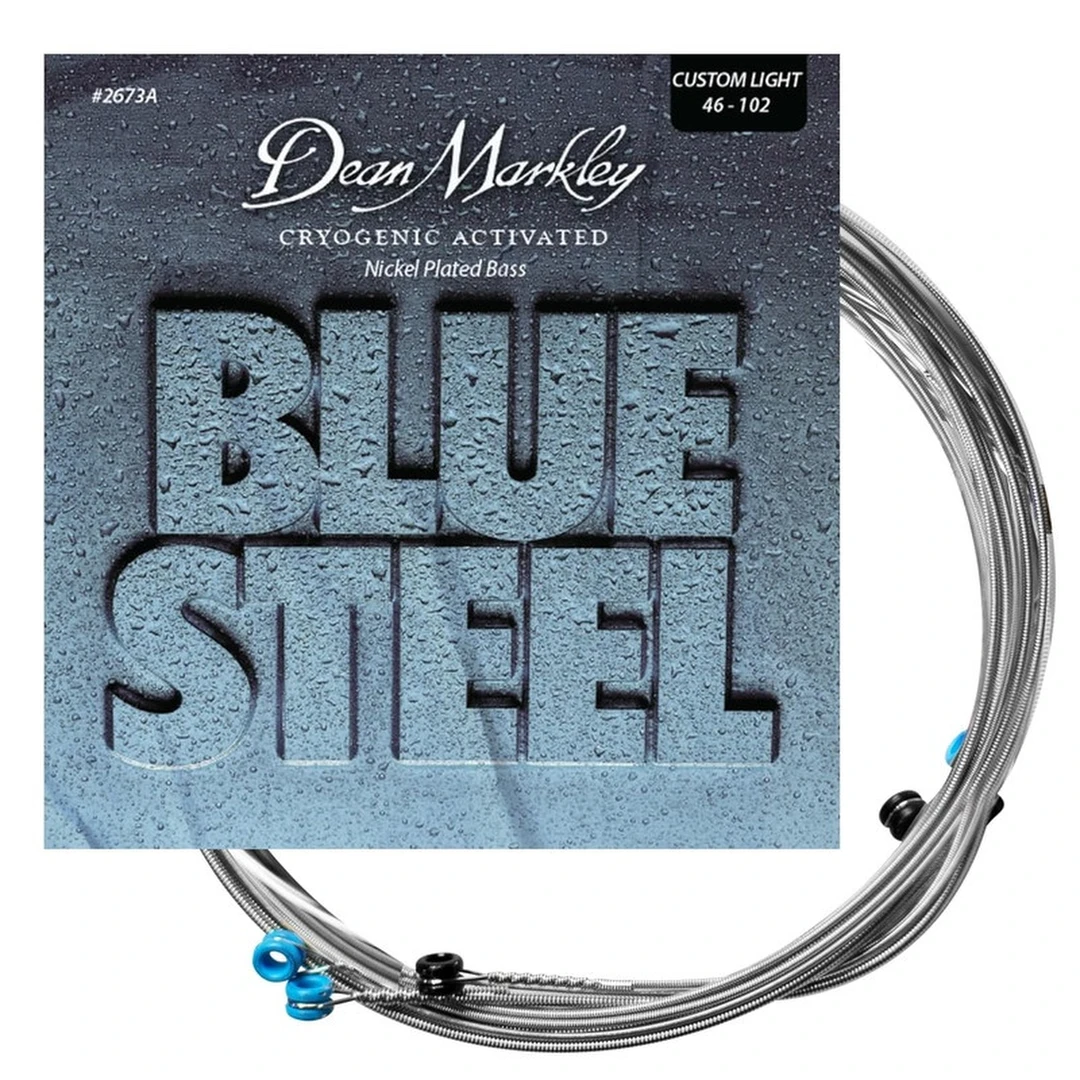 Струны для бас-гитары Dean Markley 2673А Blue Steel 46-102