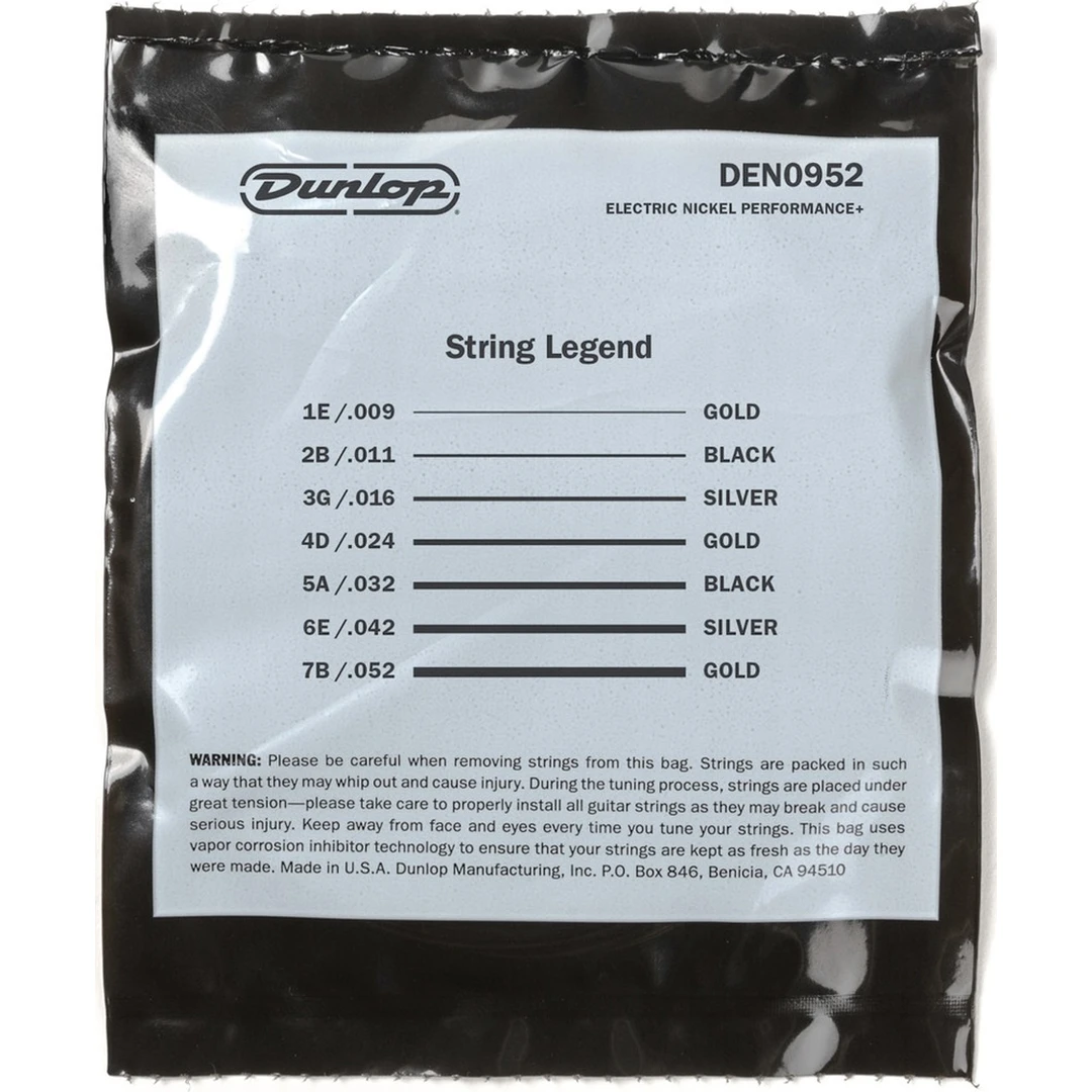 Струны для электрогитары Dunlop DEN09527 9-52