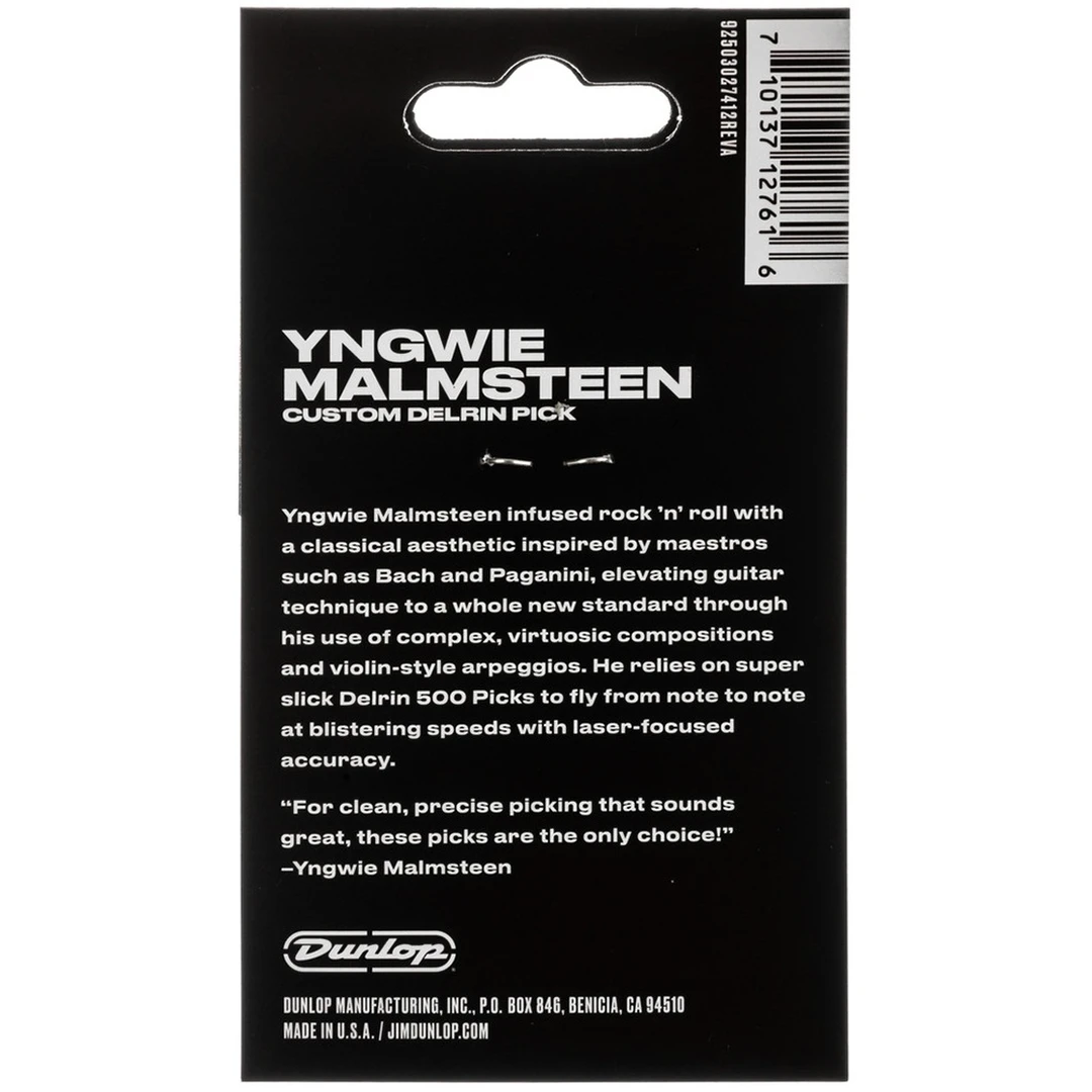 Набор медиаторов Dunlop YJMP01WH Yngwie Malmsteen 1.5