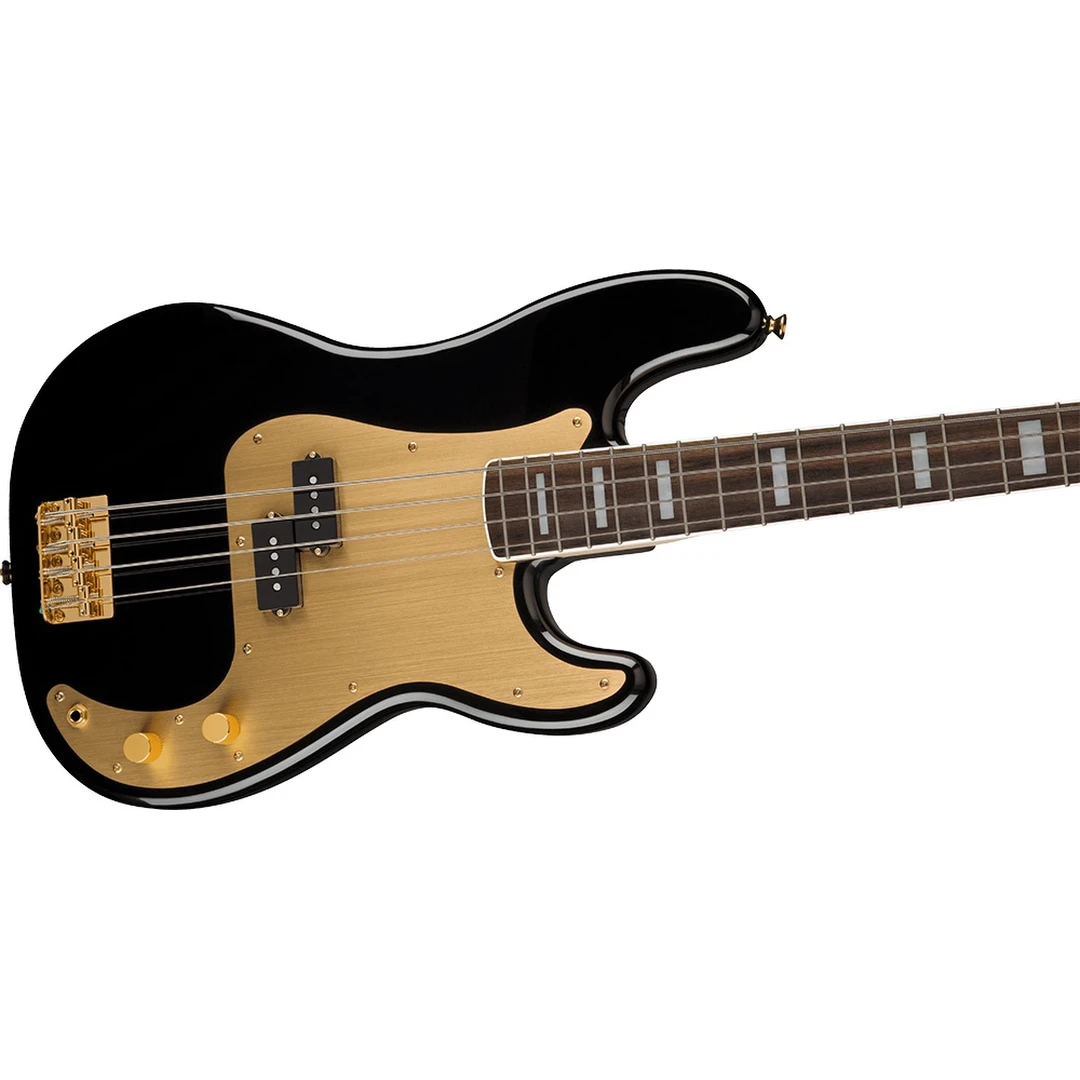Бас-гитара Fender Squier 40th Anniversary Precision Bass Gold Edition LRL Black