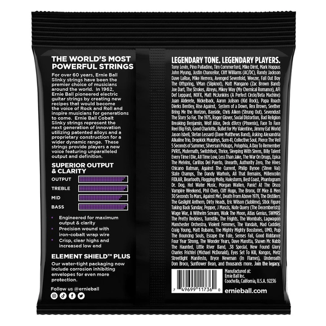 Струны для бас-гитары Ernie Ball 2738 50-135