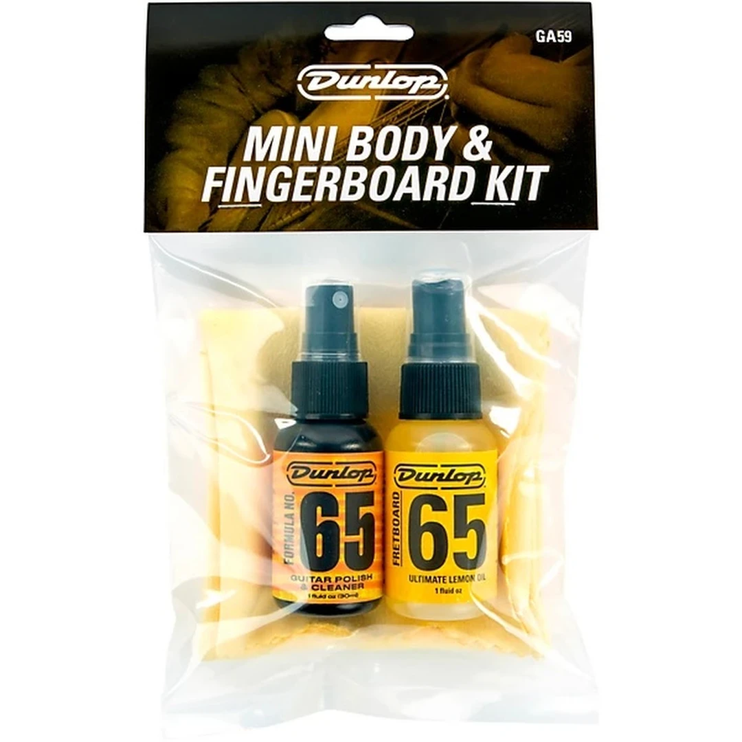 Набор средств по уходу за гитарой Dunlop GA59 Mini Body & Fingerboard Care Kit