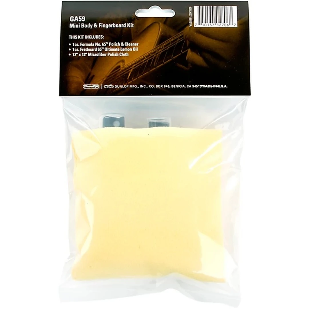 Набор средств по уходу за гитарой Dunlop GA59 Mini Body & Fingerboard Care Kit
