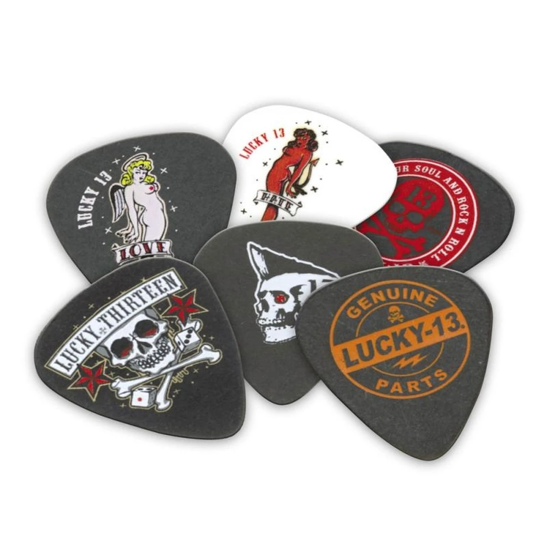 Набор медиаторов Dunlop L13BP1.0 Lucky 13 B 1.0