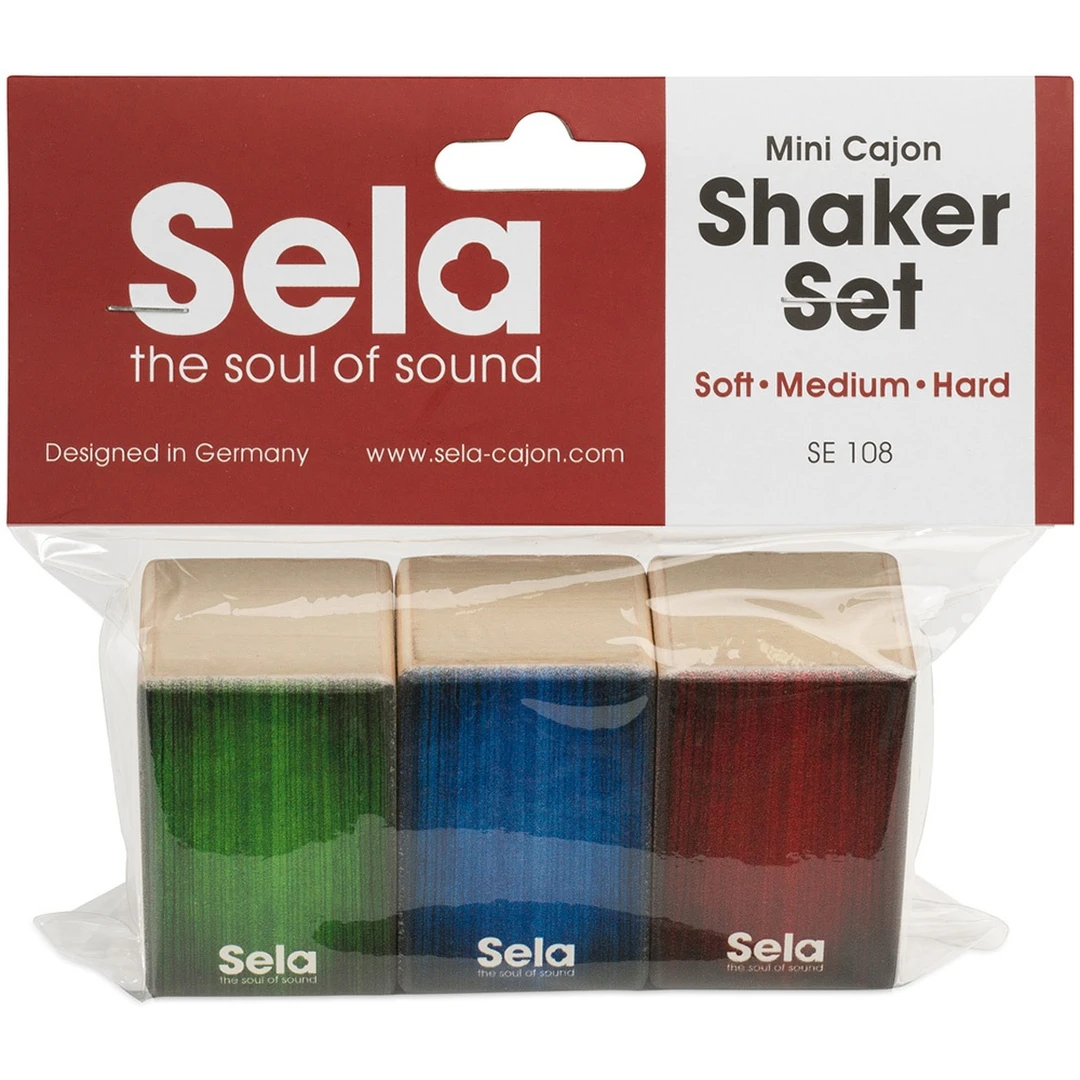 Набор из трех шейкеров Sela SE 108 Mini Cajon Shaker Set