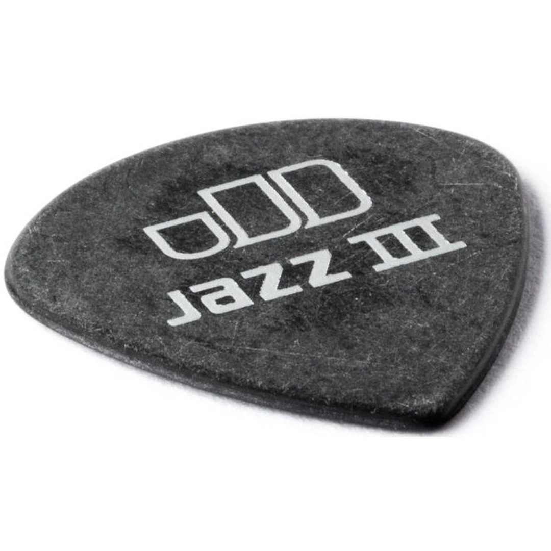 Медиатор Dunlop 482R1.0 Tortex Pitch Black Jazz III 1.0