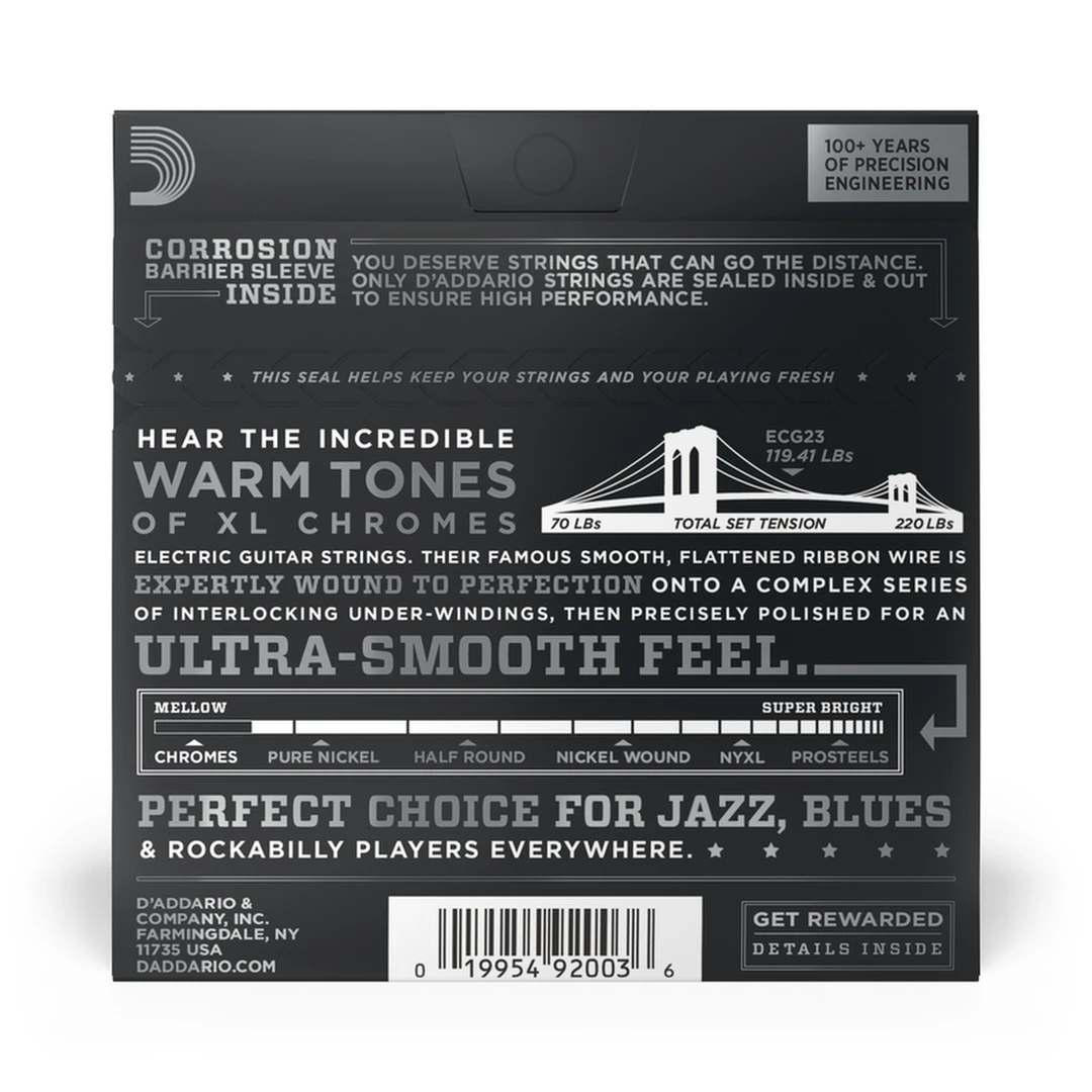 Струны для электрогитары D'Addario ECG23 10-48