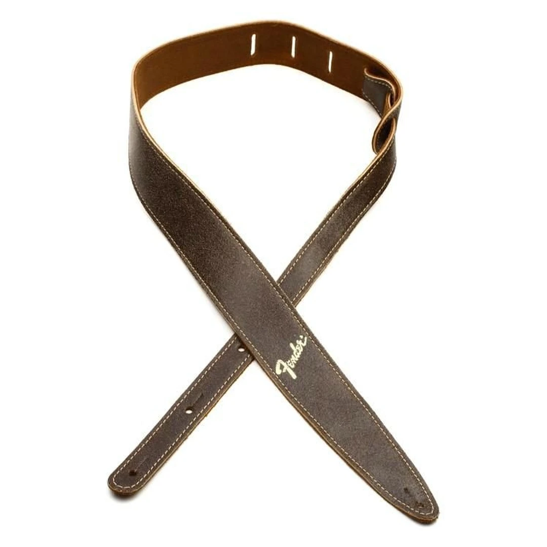 Ремень для гитары Fender 2" Distressed Leather Strap Brown