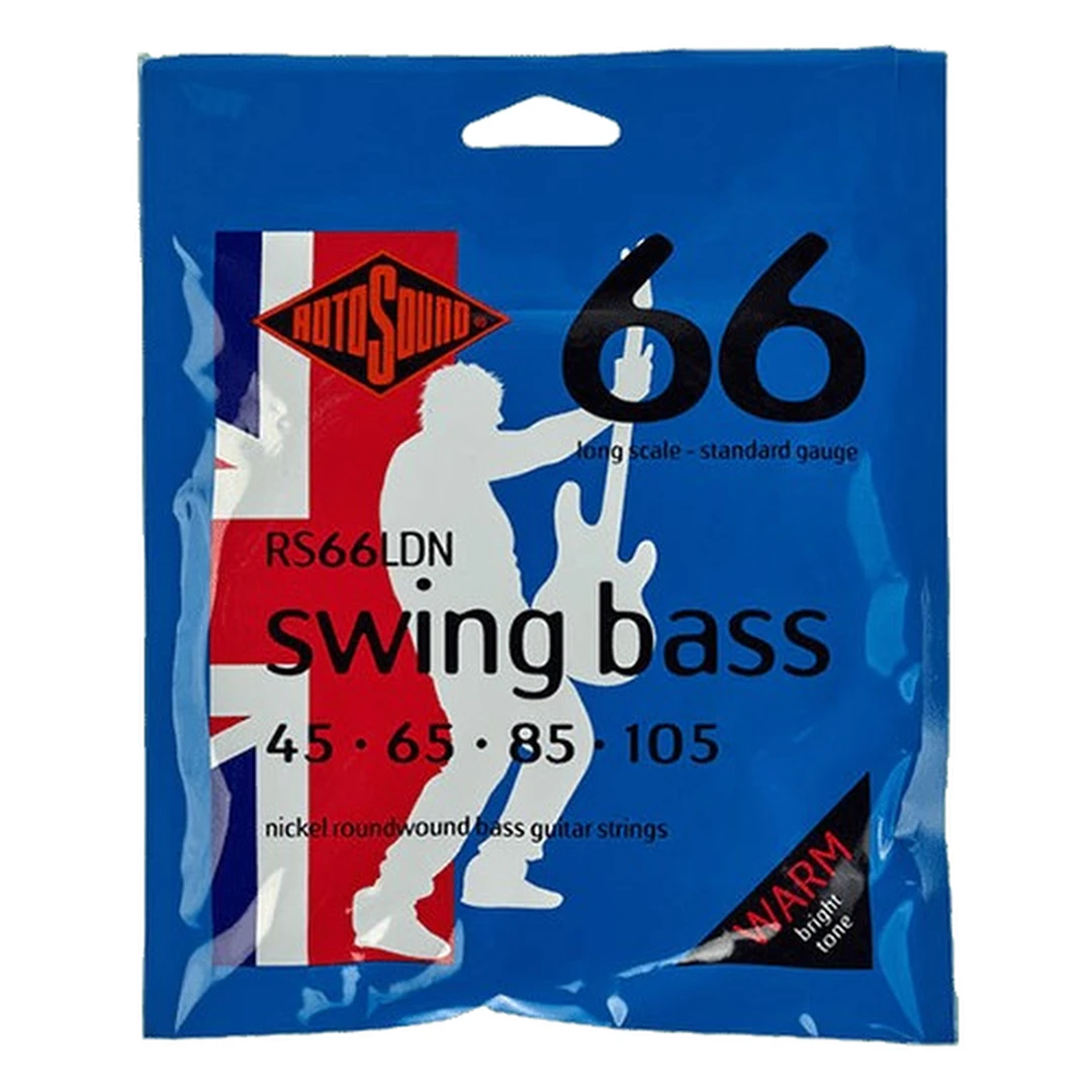 Струны для бас-гитары Rotosound RS66LDN Bass Strings Nickel 45-105