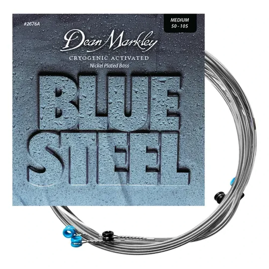 Струны для бас-гитары Dean Markley 2676A Blue Steel NPS 50-105