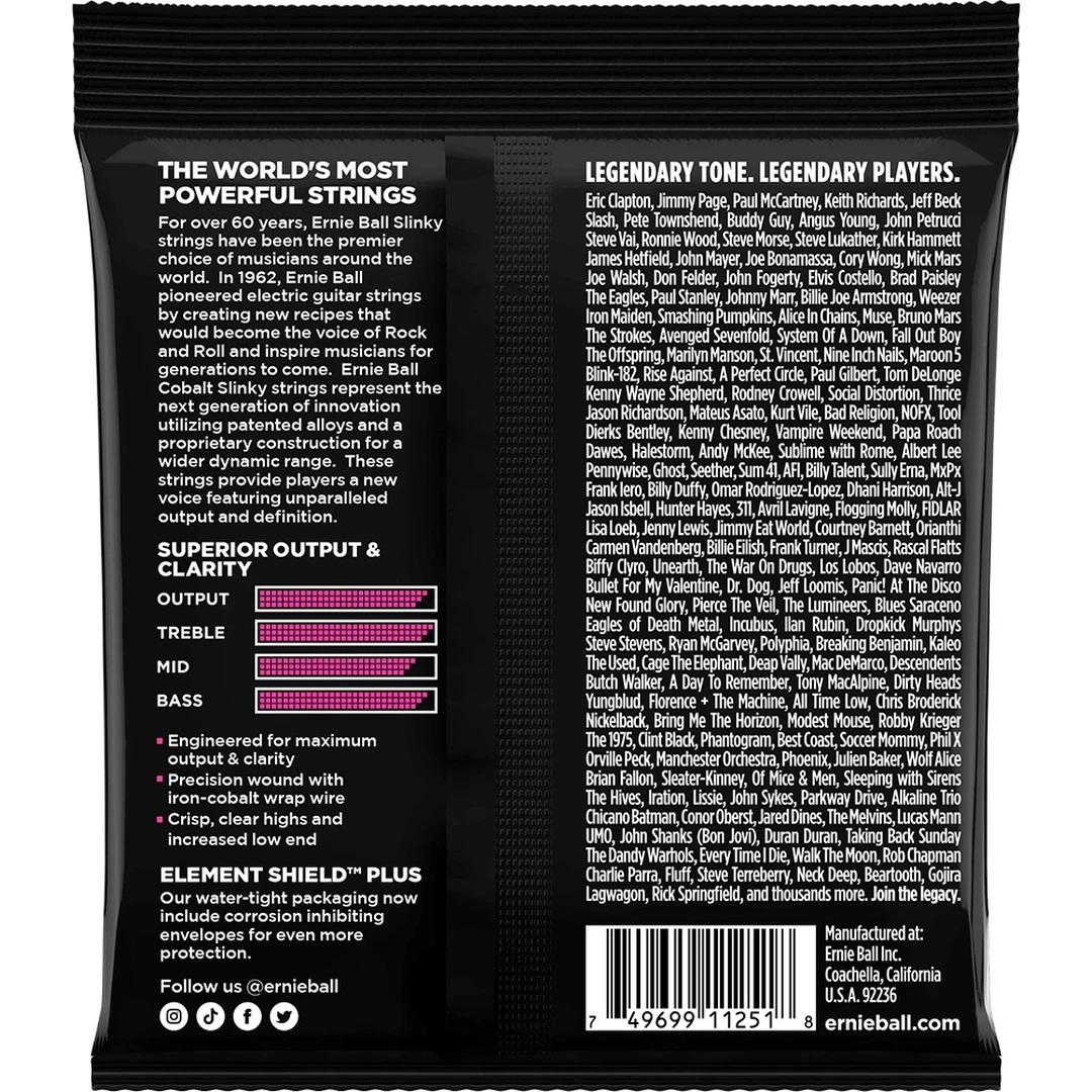 Струны для электрогитары Ernie Ball 3723 9-42