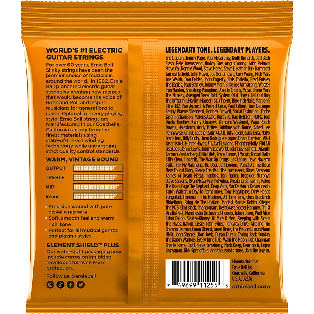 Струны для электрогитары Ernie Ball 3252 9-46