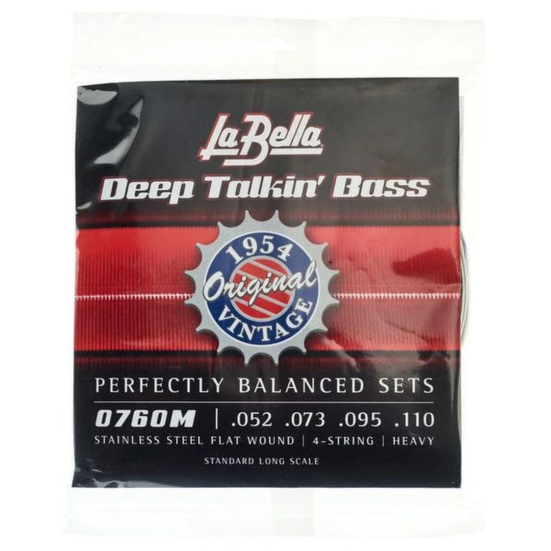 Струны для бас-гитары La Bella 0760M Deep Talkin' Bass 52-110