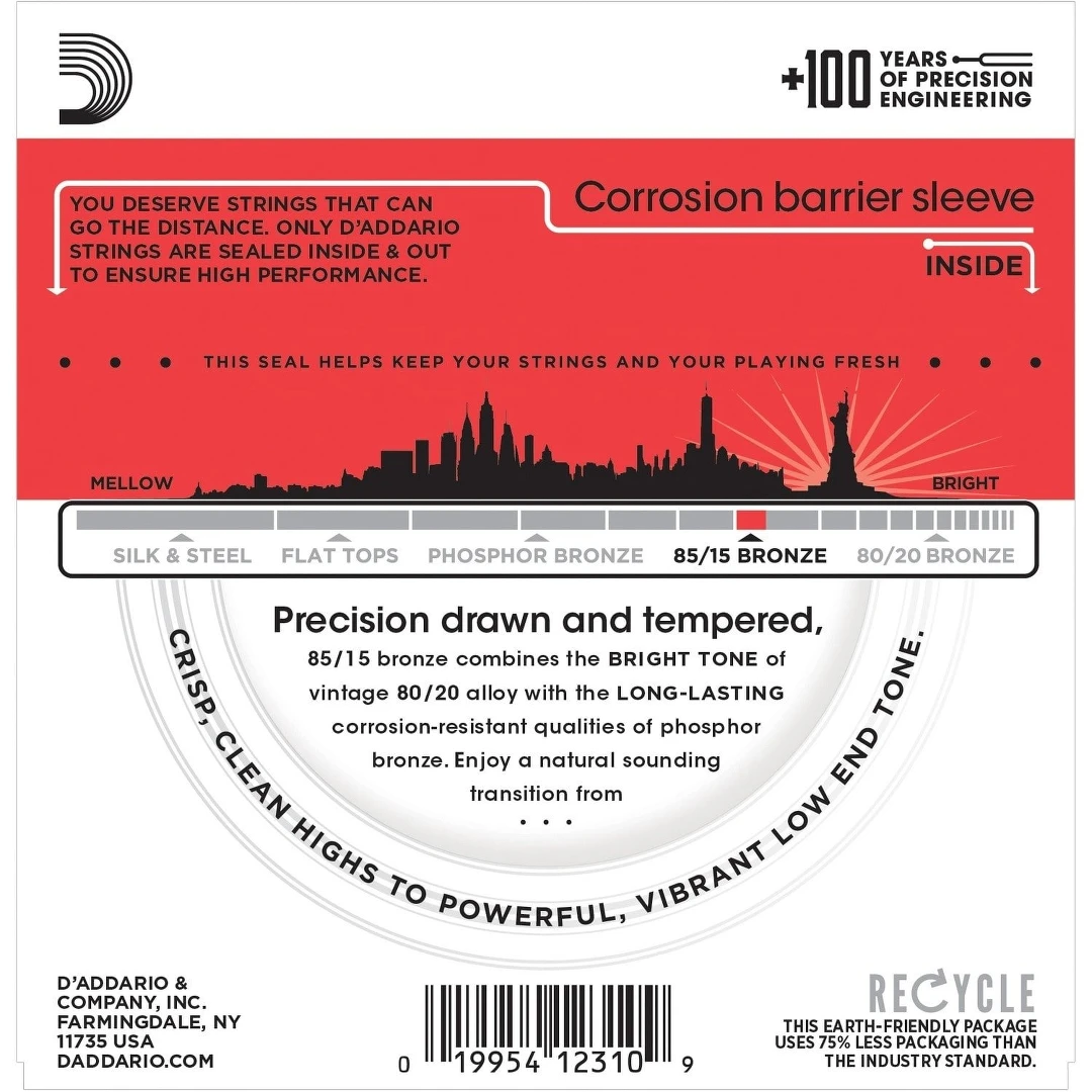 Струны для акустической гитары D'Addario EZ930 13-56