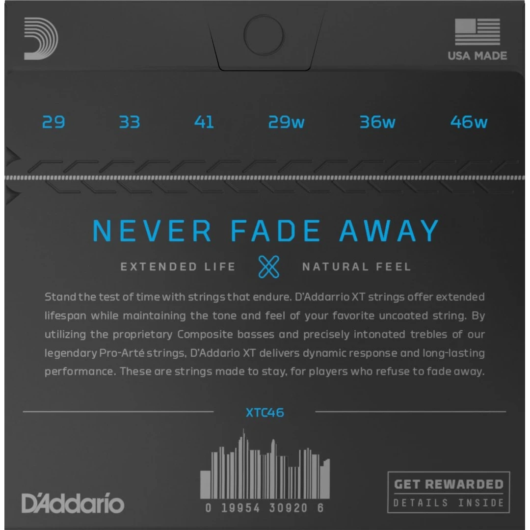 Струны для классической гитары D'Addario XTC46 HT