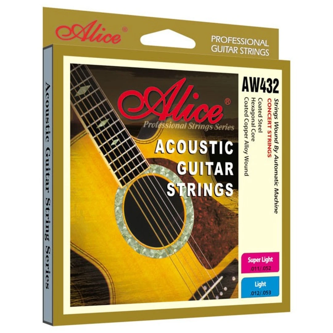 Струны для акустической гитары Alice AW432-SL 11-52
