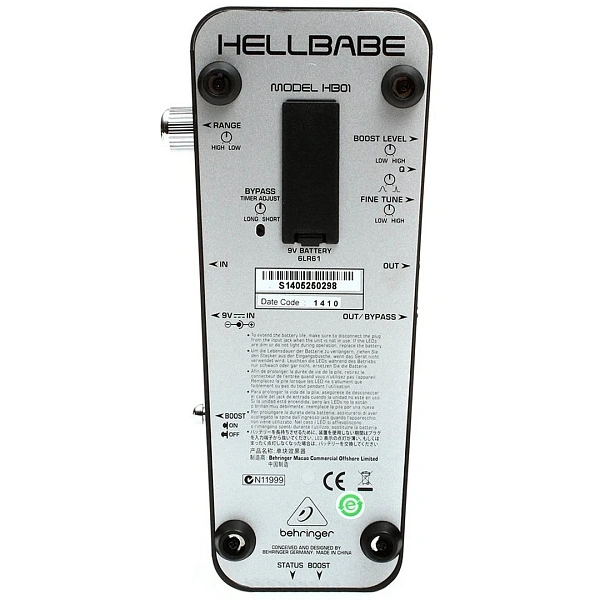 Педаль эффектов Behringer HB01