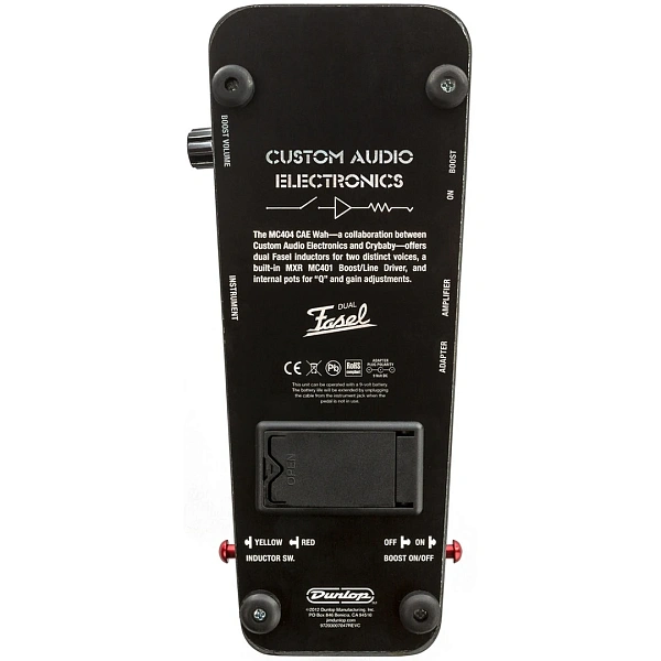 Педаль эффектов Dunlop MC404 CAE Dual Inductor Wah