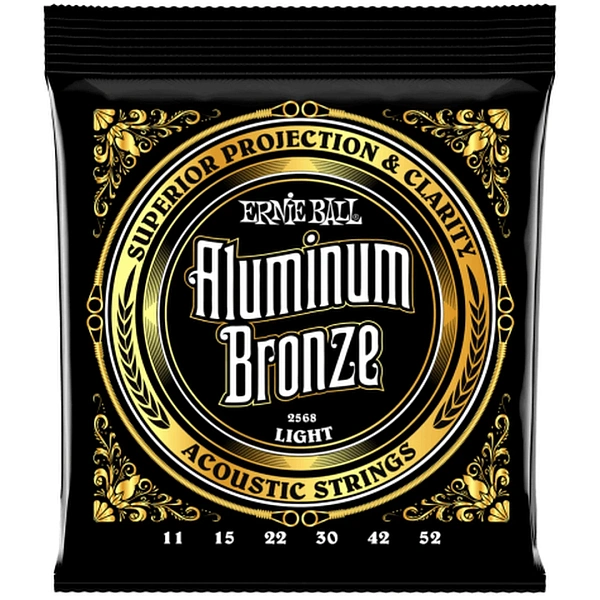 Струны для акустической гитары Ernie Ball 2568 Aluminum Bronze Light 11-52
