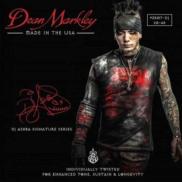 Струны для электрогитары Dean Markley DM2507-DJ Artist Series 10-48