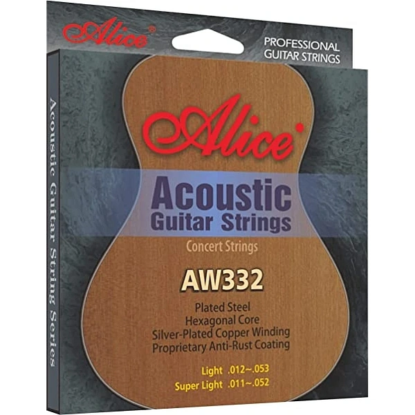Струны для акустической гитары Alice AW332-SL 11-52