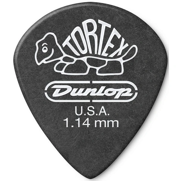 Медиатор Dunlop 482R1.14 Tortex Pitch Black Jazz III 1.14