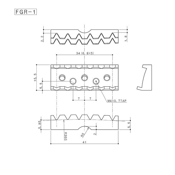 Топлок Gotoh FGR-1 B