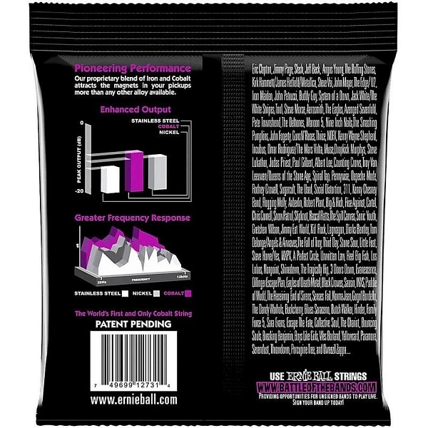Струны для бас-гитары Ernie Ball 2731 Cobalt 55-110