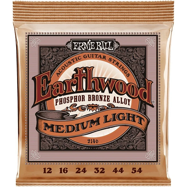 Струны для акустической гитары Ernie Ball 2146 12-54