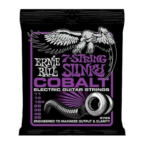 Струны для электрогитары Ernie Ball 2729 11-58 7-String