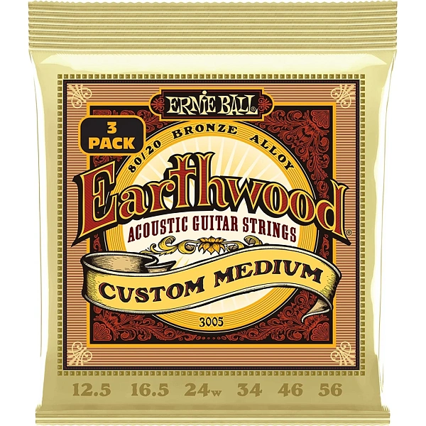 Струны для акустической гитары Ernie Ball 3005 12.5-56
