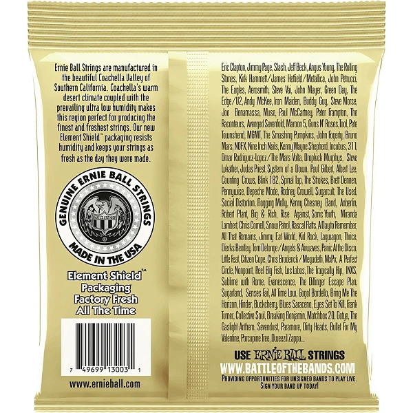 Струны для акустической гитары Ernie Ball 3003 12-54