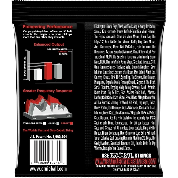 Струны для электрогитар Ernie Ball 2715 10-52