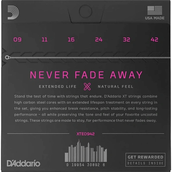 Струны для электрогитары D'Addario XTE0942 09-42