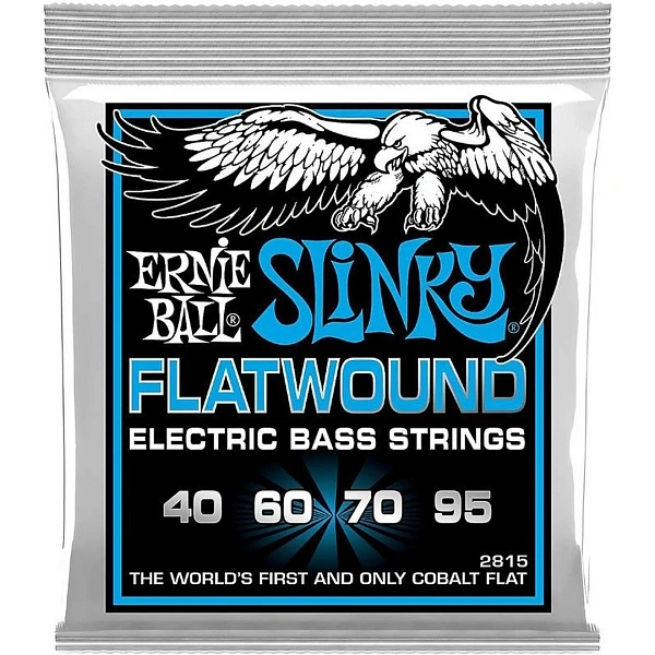 Струны для бас-гитары Ernie Ball 2815 Extra Slinky Flatwound Bass 40-95