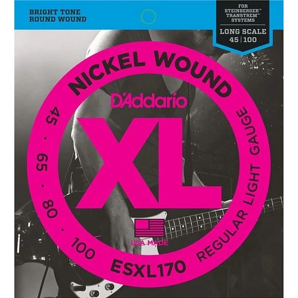 Струны для бас-гитары D’Addario ESXL170 45-100