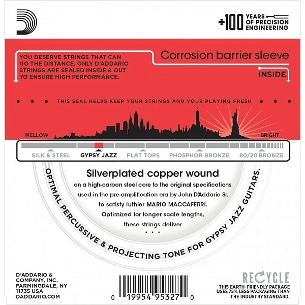 Струны для акустической гитары D'Addario EJ83M Medium 11-45
