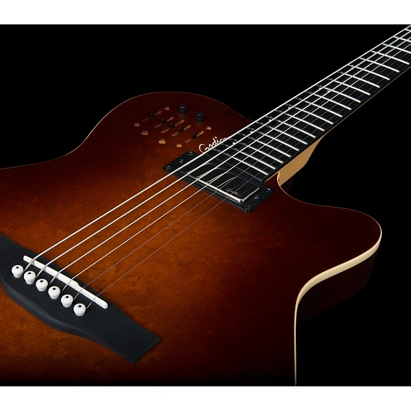 Полуакустическая гитара Godin A6 Ultra Baritone Burnt Umber SG
