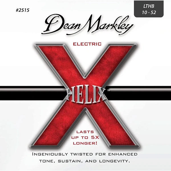 Струны для электрогитары Dean Markley 2515 Helix HD Electric LTHB 10-52