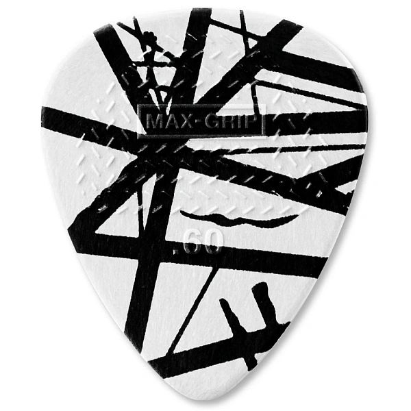 Набор медиаторов Dunlop EVHP03 EVH White With Black Stripes