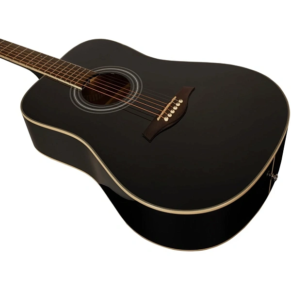 Акустическая гитара Rockdale Aurora D6 BK Gloss