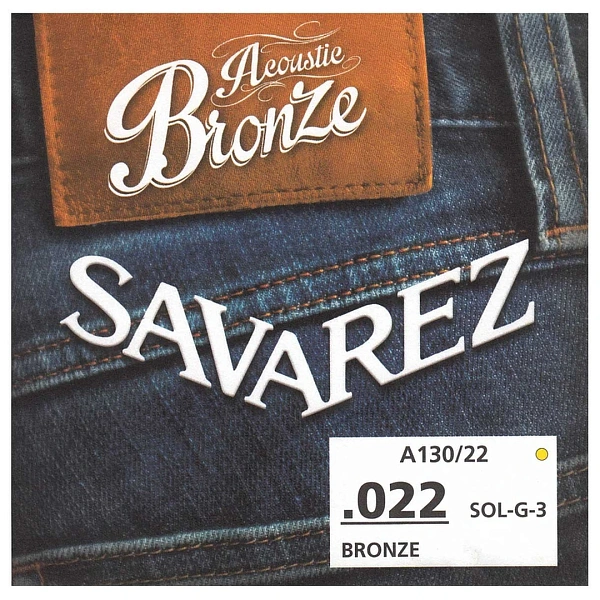 Струна для акустической гитары Savarez A130/22