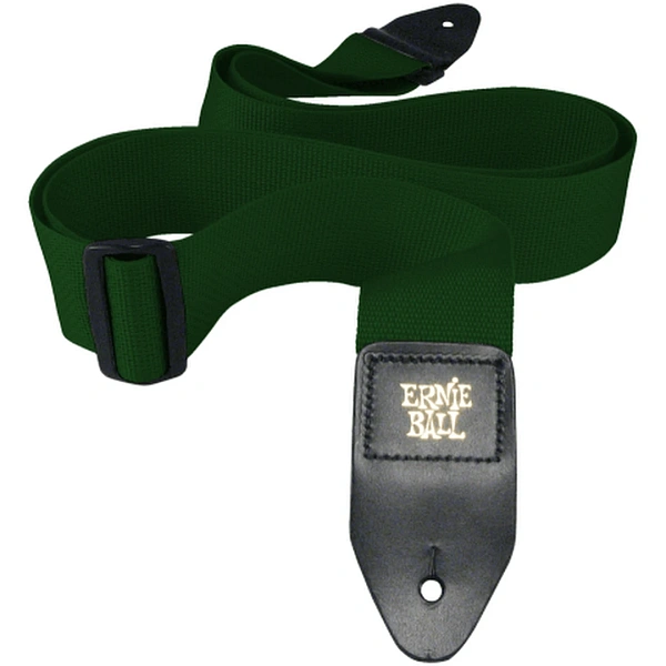 Ремень для гитары Ernie Ball Polypro Forest Green P04050