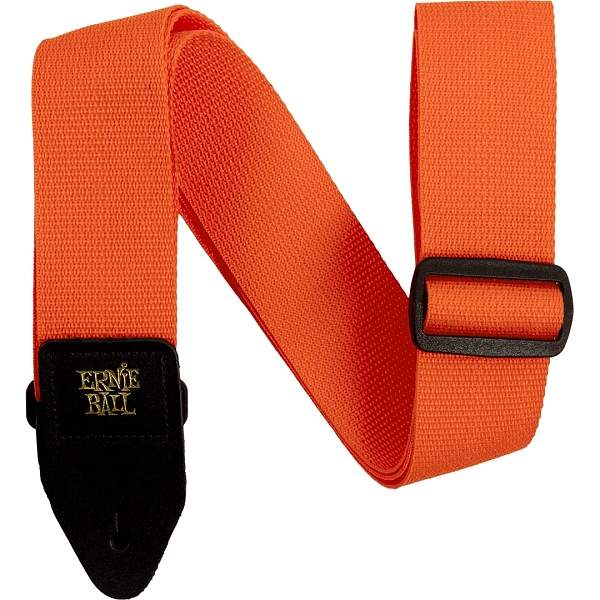 Ремень для гитары Ernie Ball Polypro Orange &amp; Black P05353