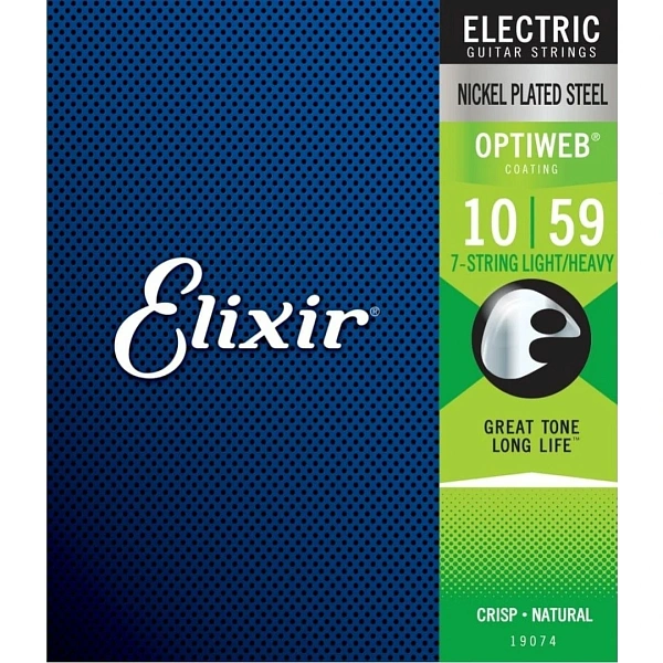 Струны для электрогитары Elixir 19074 10-59 7-String
