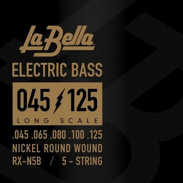 Струны для бас-гитары La Bella RX-N5B RX 45-125