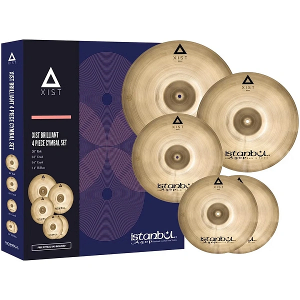 Комплект тарелок Istanbul Agop IXBS4 14/16/18/20